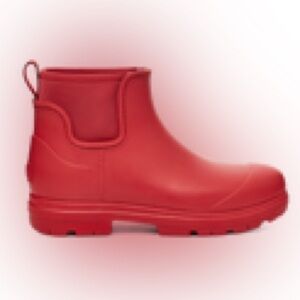 NEW!! Women’s UGG Droplet Samba Red Ankle Rain Boots Size 5